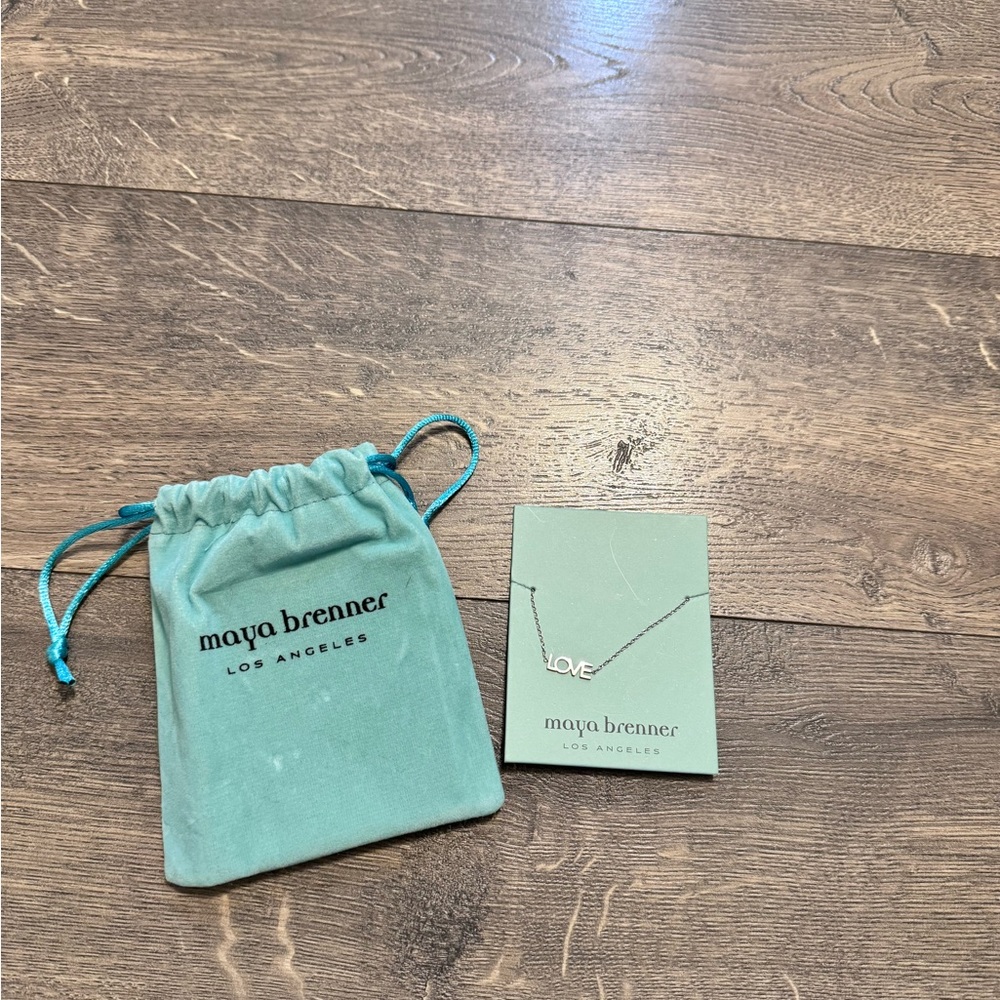 Maya Brenner‎ Silver Tone "Love" Bracelet NEW